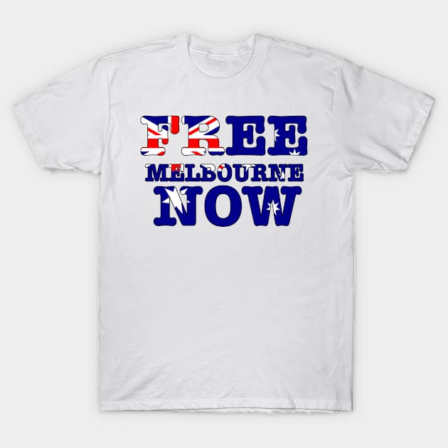 Free Melbourne 2020 Aussie Flag Design T-Shirt by Jas-Kei Designs